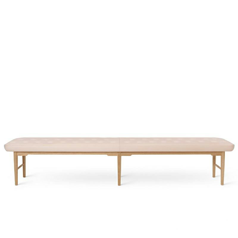 Carl Hansen & Son カール・ハンセン＆サン Foyer Series フォイエ シリーズ VLA75 ベンチ ソファ オーク オイル仕上げ レザー：Sif（シフ） デザイン：ヴィルヘルム・ラウリッツェン