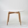 Carl Hansen & Son カール・ハンセン＆サン BA103 Preludia Table プレルディア ダイニングテーブル サイズ：Φ110×H72cm オーク カラー：ホワイトラミネート デザイン：ブラッド・アスカロン