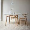 Carl Hansen & Son カール・ハンセン＆サン BA103 Preludia Table プレルディア ダイニングテーブル サイズ：Φ110×H72cm オーク カラー：ホワイトラミネート デザイン：ブラッド・アスカロン