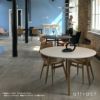 Carl Hansen & Son カール・ハンセン＆サン BA103 Preludia Table プレルディア ダイニングテーブル サイズ：Φ110×H72cm オーク カラー：ホワイトラミネート デザイン：ブラッド・アスカロン