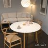 Carl Hansen & Son カール・ハンセン＆サン BA103 Preludia Table プレルディア ダイニングテーブル サイズ：Φ110×H72cm オーク カラー：ホワイトラミネート デザイン：ブラッド・アスカロン