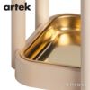 Artek アルテック UMBRELLA STAND 115 アンブレラスタンド 傘立て 真鍮トレイ付 バーチ材 ラッカー仕上げ デザイン：アルヴァ・アアルト