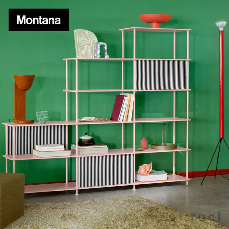 Montana モンタナ Montana Free モンタナ フリー 111000 1段 × 3列 ユニット シェルフ キャビネット カラー：7色 デザイン：Jakob Wagner ヤコブ・ワグナー