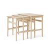 Carl Hansen & Son カール・ハンセン＆サン CH004 Nesting Tables ネスティング テーブル 3台セット サイドテーブル デザイン：ハンス・J・ウェグナー
