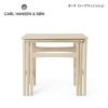 Carl Hansen & Son カール・ハンセン＆サン CH004 Nesting Tables ネスティング テーブル 3台セット サイドテーブル デザイン：ハンス・J・ウェグナー