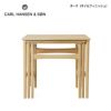 Carl Hansen & Son カール・ハンセン＆サン CH004 Nesting Tables ネスティング テーブル 3台セット サイドテーブル デザイン：ハンス・J・ウェグナー