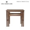 Carl Hansen & Son カール・ハンセン＆サン CH004 Nesting Tables ネスティング テーブル 3台セット サイドテーブル デザイン：ハンス・J・ウェグナー