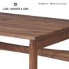 Carl Hansen & Son カール・ハンセン＆サン CH004 Nesting Tables ネスティング テーブル 3台セット サイドテーブル デザイン：ハンス・J・ウェグナー