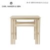 Carl Hansen & Son カール・ハンセン＆サン CH004 Nesting Tables ネスティング テーブル 3台セット サイドテーブル デザイン：ハンス・J・ウェグナー