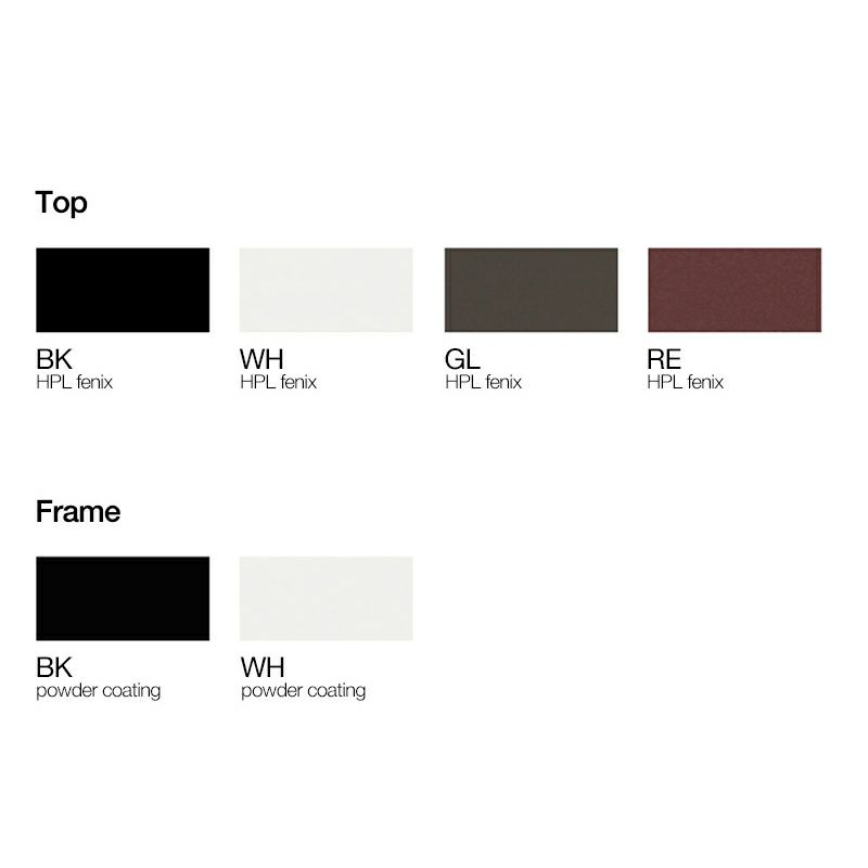  lapalma ラパルマ ADD T アドT ダイニングテーブル サイズ：160cm・180cm・200cm サイズ 奥行：80cm ＆ 90cm フェニックス天板：4色 フレーム：2色 デザイン：フランチェスコ・ロタ