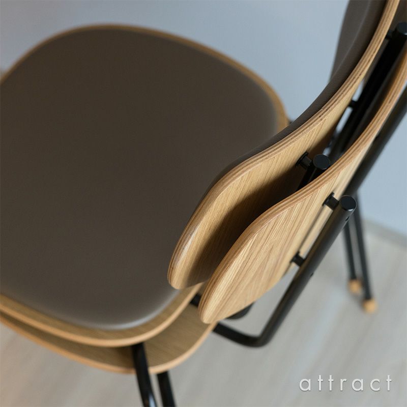 Carl Hansen & Son カール・ハンセン＆サン VLA26P VEGA CHAIR ヴェガチェア オーク 張座 レザー：Loke デザイン：ヴィルヘルム・ラウリッツェン