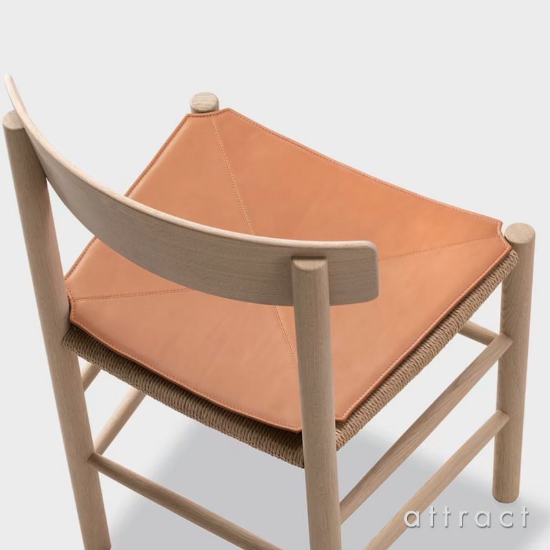 Fredericia フレデリシア J39 チェア モーエンセンチェア 専用シートパッド シートクッション シェーカーチェア ピープルズチェア P3239 エレガンスレザー：ウォルナット