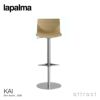 lapalma ラパルマ KAI カイ カウンタースツール 昇降式カウンターチェア 座面：ウッドシート フレーム：ステンレス デザイン：Shin Azumi