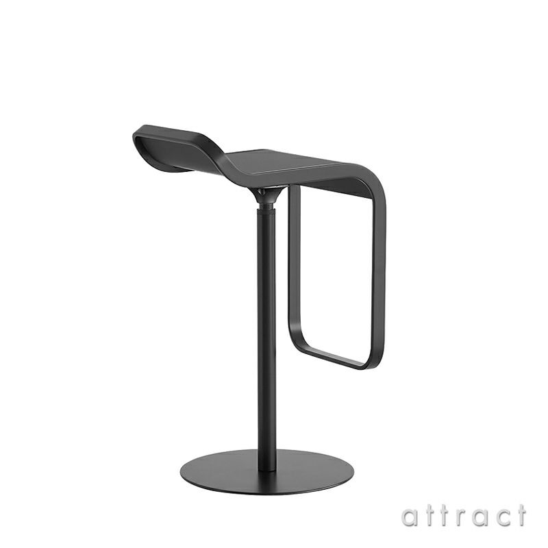 lapalma ラパルマ LEM レム カウンタースツール ハイ・ロー 昇降式カウンターチェア 座面：レザー・フェニックス（2種類） フレーム：パウダーコートスチール デザイン：AZUMI