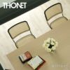 THONET トーネット S 32 V チェスカチェア アームレス カンティレバー フレーム：ブラック 座面：籐編み デザイン：マルセル・ブロイヤー
