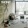 THONET トーネット S 32 V チェスカチェア アームレス カンティレバー フレーム：ブラック 座面：籐編み デザイン：マルセル・ブロイヤー