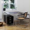 THONET トーネット S 32 V チェスカチェア アームレス カンティレバー フレーム：ブラック 座面：籐編み デザイン：マルセル・ブロイヤー