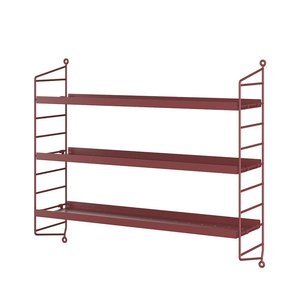 String Pocket Metal ストリング ポケット メタル ウォールシェルフ カラー：全5色 3段 デザイン：ニルス・ストリニング