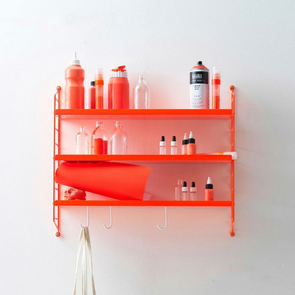 String Pocket Metal ストリング ポケット メタル ウォールシェルフ カラー：全5色 3段 デザイン：ニルス・ストリニング