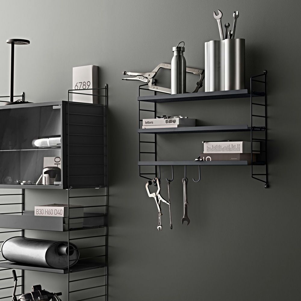 String Pocket Metal ストリング ポケット メタル ウォールシェルフ カラー：全5色 3段 デザイン：ニルス・ストリニング