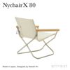 Nychair X 80 ニーチェアエックス 80 コンパクトチェア 折りたたみ アウトドア 木部カラー：2色 シートカラー：5色 デザイン：新居 猛 （組み立て不要・完成品）