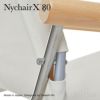 Nychair X 80 ニーチェアエックス 80 コンパクトチェア 折りたたみ アウトドア 木部カラー：2色 シートカラー：5色 デザイン：新居 猛 （組み立て不要・完成品）