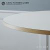 Carl Hansen & Son カールハンセン＆サン E020 Embrace Table エンブレイス テーブル ダイニングテーブル サイズ：Φ79.5×H74cm オーク ソープ仕上げ 支柱：ステンレス デザイン：Eoos イーオス