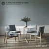 Carl Hansen & Son カールハンセン＆サン E020 Embrace Table エンブレイス テーブル ダイニングテーブル サイズ：Φ79.5×H74cm オーク ソープ仕上げ 支柱：ステンレス デザイン：Eoos イーオス