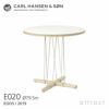 Carl Hansen & Son カール・ハンセン＆サン E020 Embrace Table エンブレイス テーブル ダイニングテーブル サイズ：Φ79.5×H74cm オーク ソープ仕上げ 支柱：ステンレス