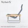 Nychair X ニーチェアエックス フォールディングチェア 折りたたみ 木部カラー：2色 シートカラー：5色 デザイン：新居 猛