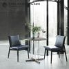 Carl Hansen & Son カールハンセン＆サン E020 Embrace Table エンブレイス テーブル ダイニングテーブル サイズ：Φ79.5×H74cm オーク ブラック塗装 支柱：ブラック デザイン：Eoos イーオス