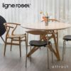 ligne roset リーン・ロゼ ROSETEnnea ロゼエンネア ダイニングテーブル サイズ：Φ120cm カラー：MDF ホワイト ベース：2色 デザイン：ヴァンサン・トルジュマン