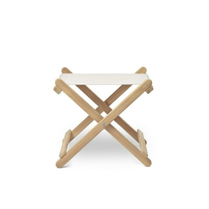 Carl Hansen & Son カール・ハンセン＆サン Deck Chair Series デッキチェアシリーズ BM5768 折りたたみ式 フットスツール オットマン *トレイ別売 チーク 無塗装仕上げ デザイン：ボーエ・モーエンセン