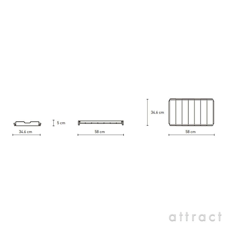 Carl Hansen & Son カール・ハンセン＆サン Deck Chair Series デッキチェアシリーズ BM1069 折りたたみ式 フットスツール用 トレイ *本体別売 チーク 無塗装仕上げ デザイン：ボーエ・モーエンセン