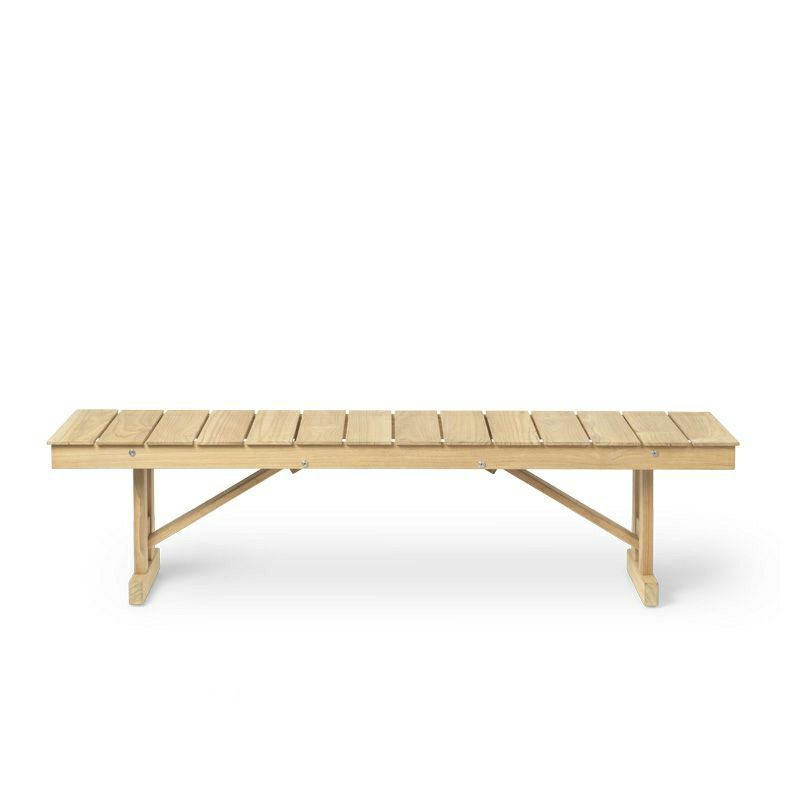 Carl Hansen & Son カール・ハンセン＆サン Deck Chair Series デッキチェアシリーズ BM1871 折りたたみ式 ベンチ W170cm チーク 無塗装仕上げ デザイン：ボーエ・モーエンセン