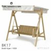 Carl Hansen & Son カール・ハンセン＆サン Indoor-Outdoor Series インドア アウトドアシリーズ BK13＋BK17 屋外用 スイングソファ Aフレームセット チーク 無塗装仕上げ デザイン：ボーディル・ケア