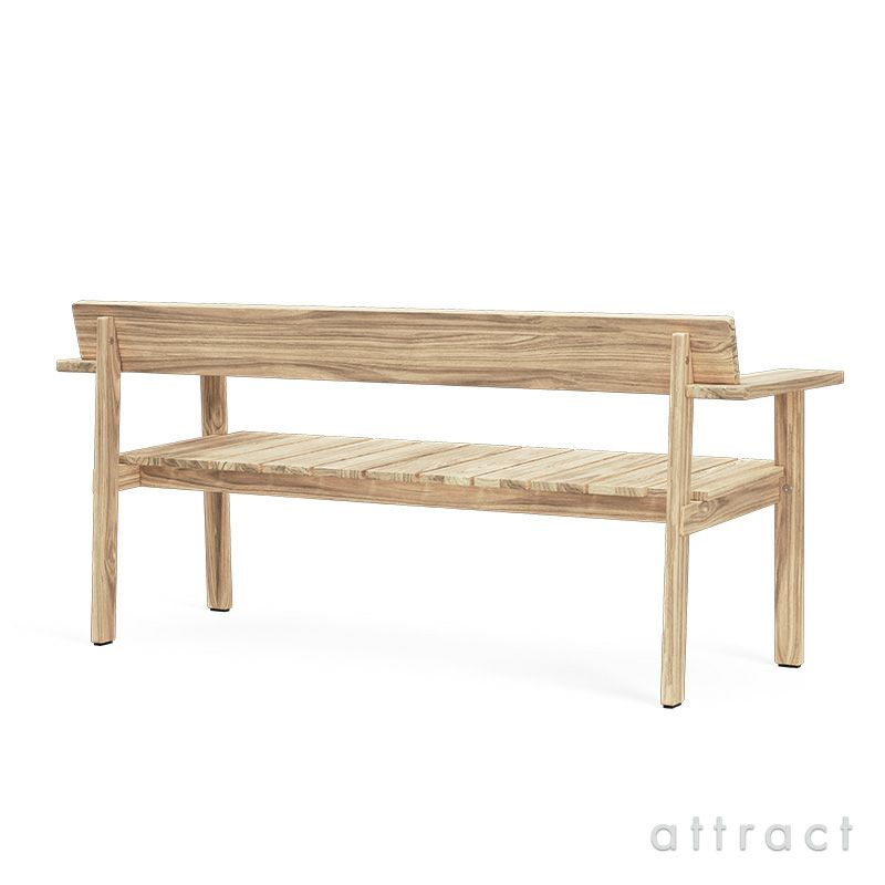 Carl Hansen & Son カールハンセン＆サン GL101 Timbur Outdoor Series ティンバー アウトドア シリーズ 屋外用 ベンチ チーク 無塗装 デザイン：グドムンドゥル・ルドヴィク・グレタルソン