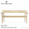 Carl Hansen & Son カール・ハンセン＆サン GL101 Timbur Outdoor Series ティンバー アウトドア シリーズ 屋外用 ベンチ チーク 無塗装 デザイン：グドムンドゥル・ルドヴィク・グレタルソン