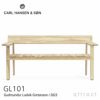 Carl Hansen & Son カール・ハンセン＆サン GL101 Timbur Outdoor Series ティンバー アウトドア シリーズ 屋外用 ベンチ チーク 無塗装 デザイン：グドムンドゥル・ルドヴィク・グレタルソン