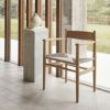 Carl Hansen & Son カール・ハンセン＆サン CH37 アームチェア オーク （ブラック塗装） ナチュラルペーパーコード デザイン：ハンス・J・ウェグナー