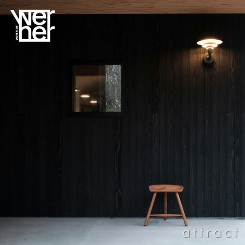 WERNER ワーナー Shoemaker Chair Iroko Wood シューメーカーチェア イロコウッド スツール カラー：イロコ材（オイル仕上げ） アウトドア仕様 デザイン：ラーズ・ワーナー