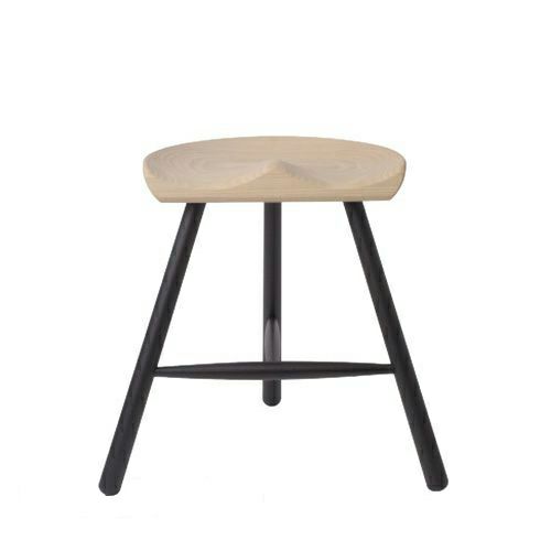 WERNER ワーナー Shoemaker Chair No.49 Black Frame シューメーカーチェア No.49 ブラックフレーム スツール シートカラー：ナチュラル ベースカラー：ブラック デザイン：ラーズ・ワーナー