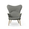 Carl Hansen & Son カールハンセン＆サン CH78 ラウンジチェア ママ ベアチェア オーク ソープフィニッシュ ファブリック：Fiord フィヨルド 6色 ネックピロー無し デザイン：ハンス・J・ウェグナー