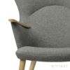 Carl Hansen & Son カールハンセン＆サン CH78 ラウンジチェア ママ ベアチェア オーク ソープフィニッシュ ファブリック：Fiord フィヨルド 6色 ネックピロー無し デザイン：ハンス・J・ウェグナー