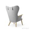 Carl Hansen & Son カールハンセン＆サン CH78 ラウンジチェア ママ ベアチェア オーク ソープフィニッシュ ファブリック：Fiord フィヨルド 6色 ネックピロー無し デザイン：ハンス・J・ウェグナー