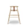 Carl Hansen & Son カール・ハンセン＆サン 子供用 ハイチェア ND54 High Chair ビーチ （マットラッカー塗装） サドルレザー デザイン：ナナ・ディッツェル