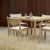 Carl Hansen & Son カール・ハンセン＆サン AH アウトドアシリーズ AH Outdoor Series アームレスチェア ダイニングチェア AH501 チーク　無塗装仕上げ アウトドア 屋外 デザイン：アルフレッド・ホーマン