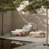 Carl Hansen & Son カール・ハンセン＆サン AH アウトドアシリーズ AH Outdoor Series ラウンジャー デイベッド ラウンジチェア ベンチ AH604 チーク　無塗装仕上げ アウトドア 屋外 デザイン：アルフレッド・ホーマン