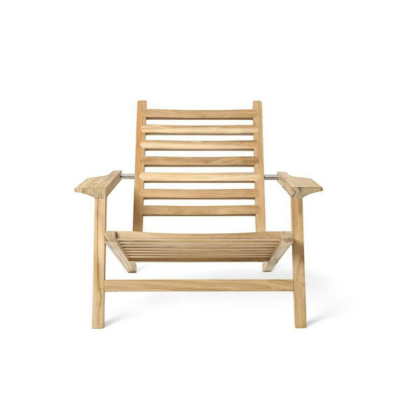 Carl Hansen & Son カール・ハンセン＆サン AH アウトドアシリーズ AH Outdoor Series デッキチェア ラウンジチェア AH603 チーク　無塗装仕上げ アウトドア 屋外 デザイン：アルフレッド・ホーマン