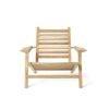 Carl Hansen & Son カール・ハンセン＆サン AH アウトドアシリーズ AH Outdoor Series デッキチェア ラウンジチェア AH603 チーク　無塗装仕上げ アウトドア 屋外 デザイン：アルフレッド・ホーマン